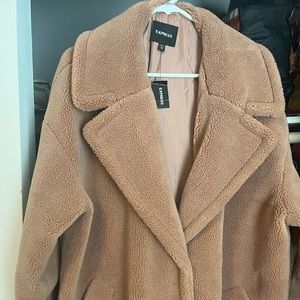 NWT Express Teddy Bear Coat